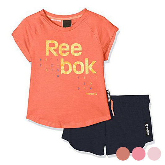 Children's Sports Outfit Reebok G ES SS Orange-0