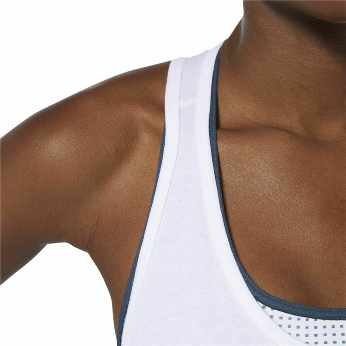 Women's Sleeveless T-shirt Reebok 1895 Race White-2
