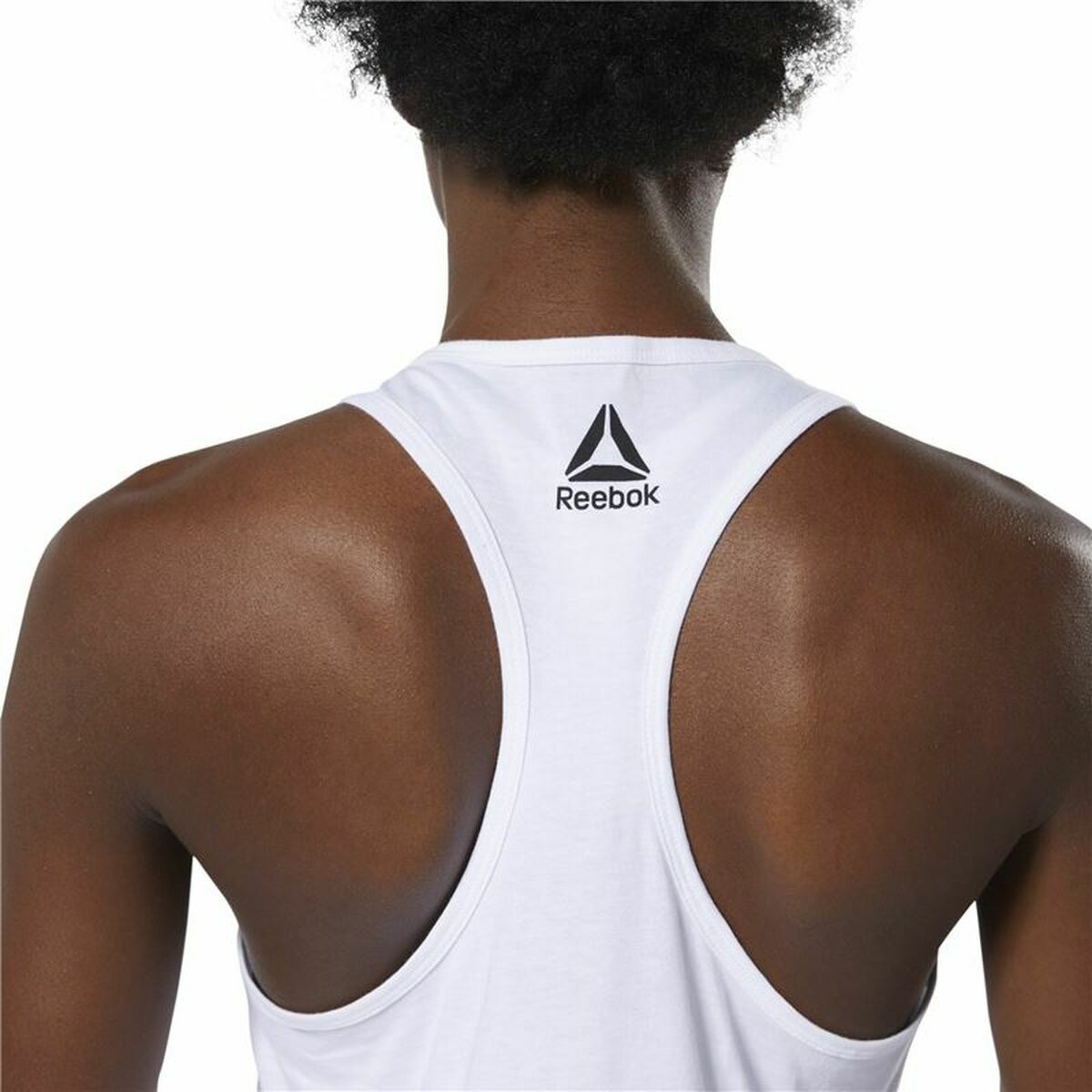 Women's Sleeveless T-shirt Reebok 1895 Race White-1