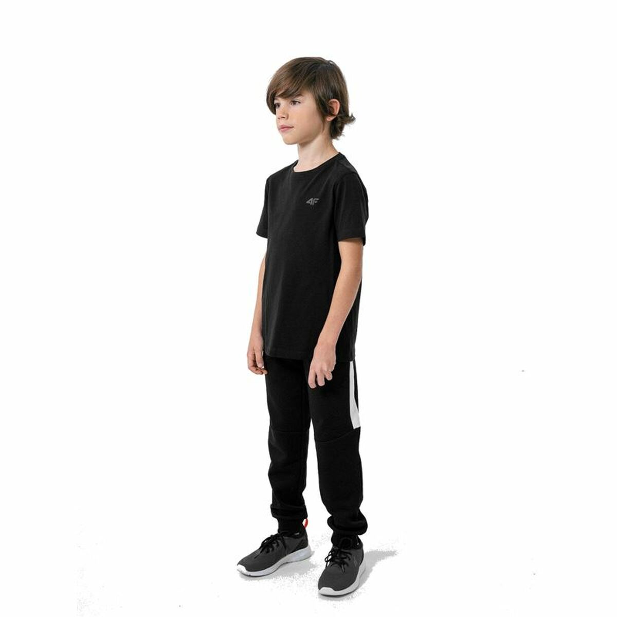 Adult Trousers 4F Elastic Black Men-5