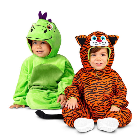 Costume for Children My Other Me Tiger Dragon S 3-4 Years Reversible-0