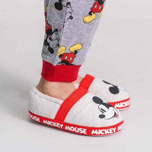 House Slippers Mickey Mouse Light grey-1