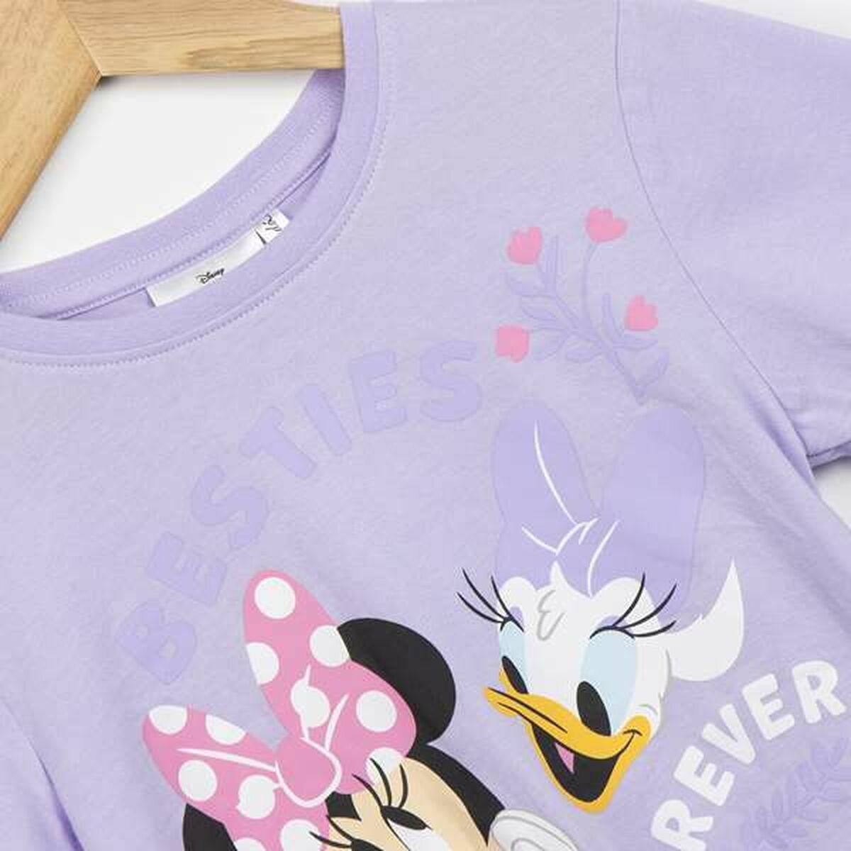 Child's Short Sleeve T-Shirt Minnie Mouse Purple-4