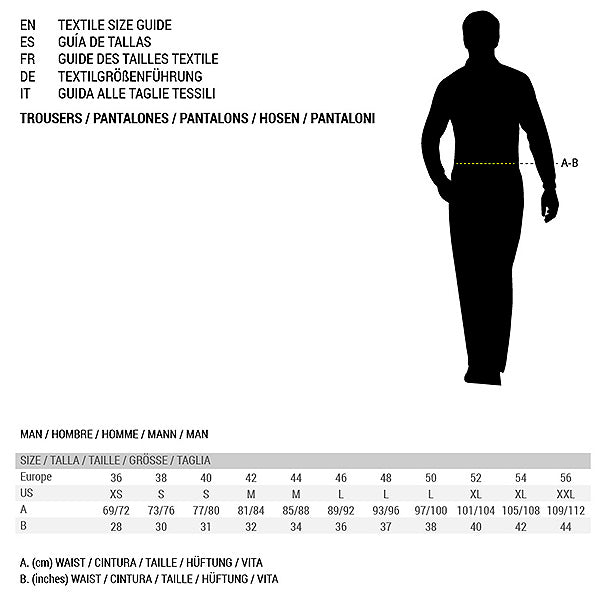 Adult Trousers 4F Elastic Black Men-1