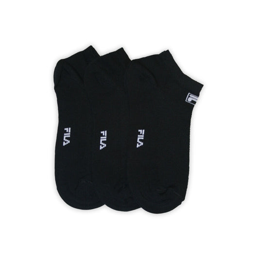 Fila unisex légáteresztő titokzokni - 3 pár/csomag - pamut titokzokni - fekete - 35-38-0