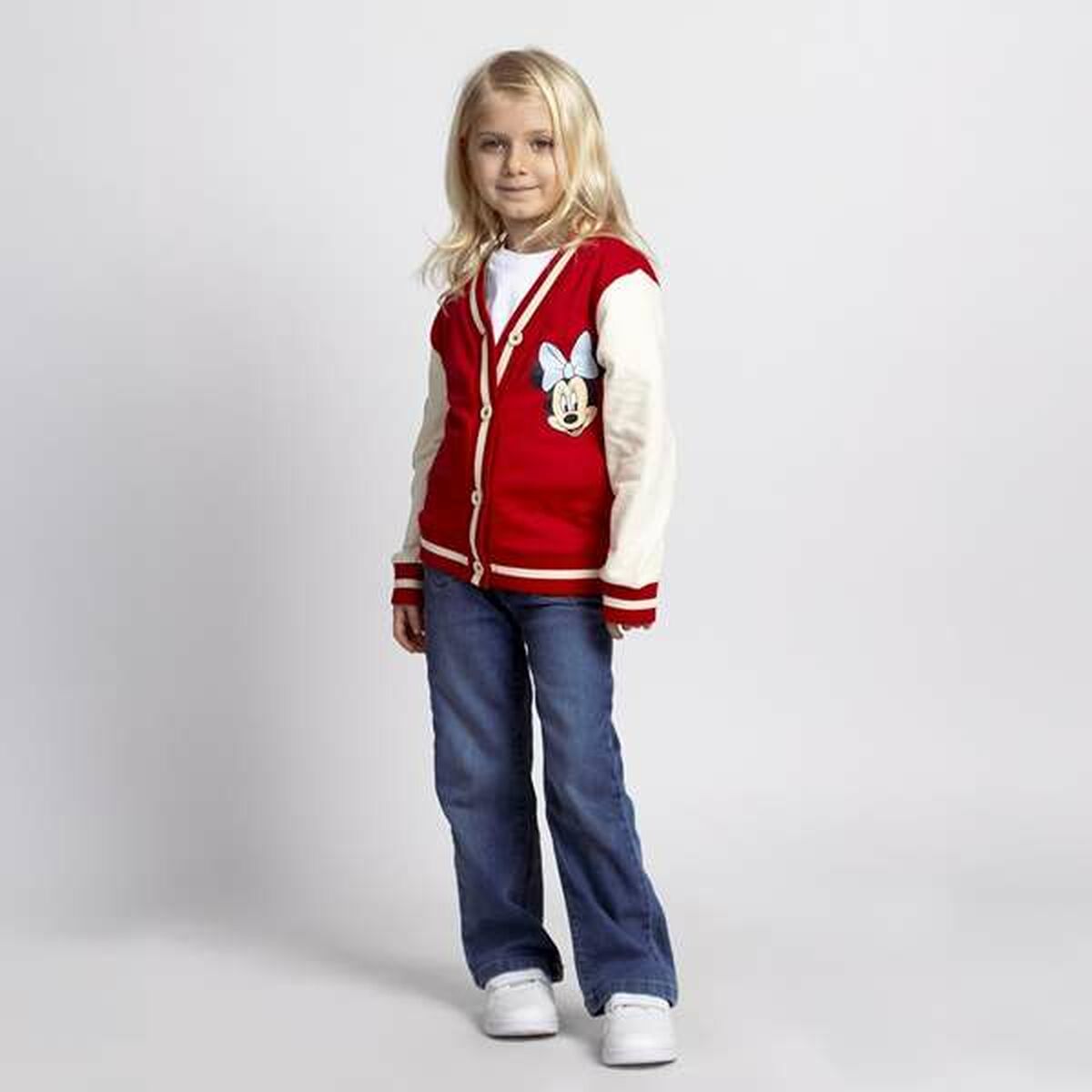 Children's Tracksuit Top Minnie Mouse Red-3