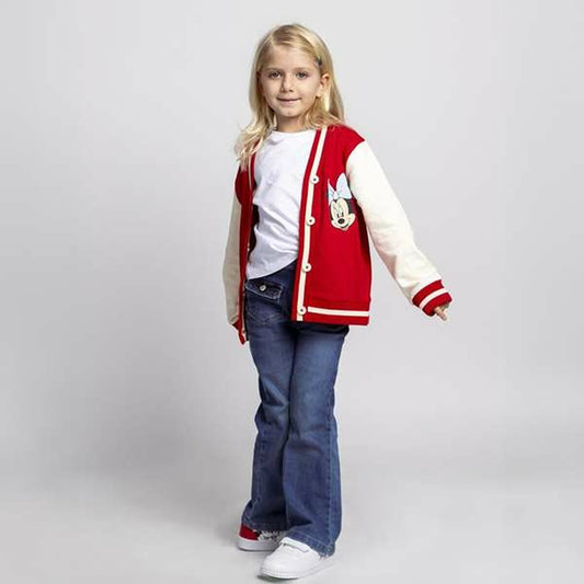 Children's Tracksuit Top Minnie Mouse Red-1