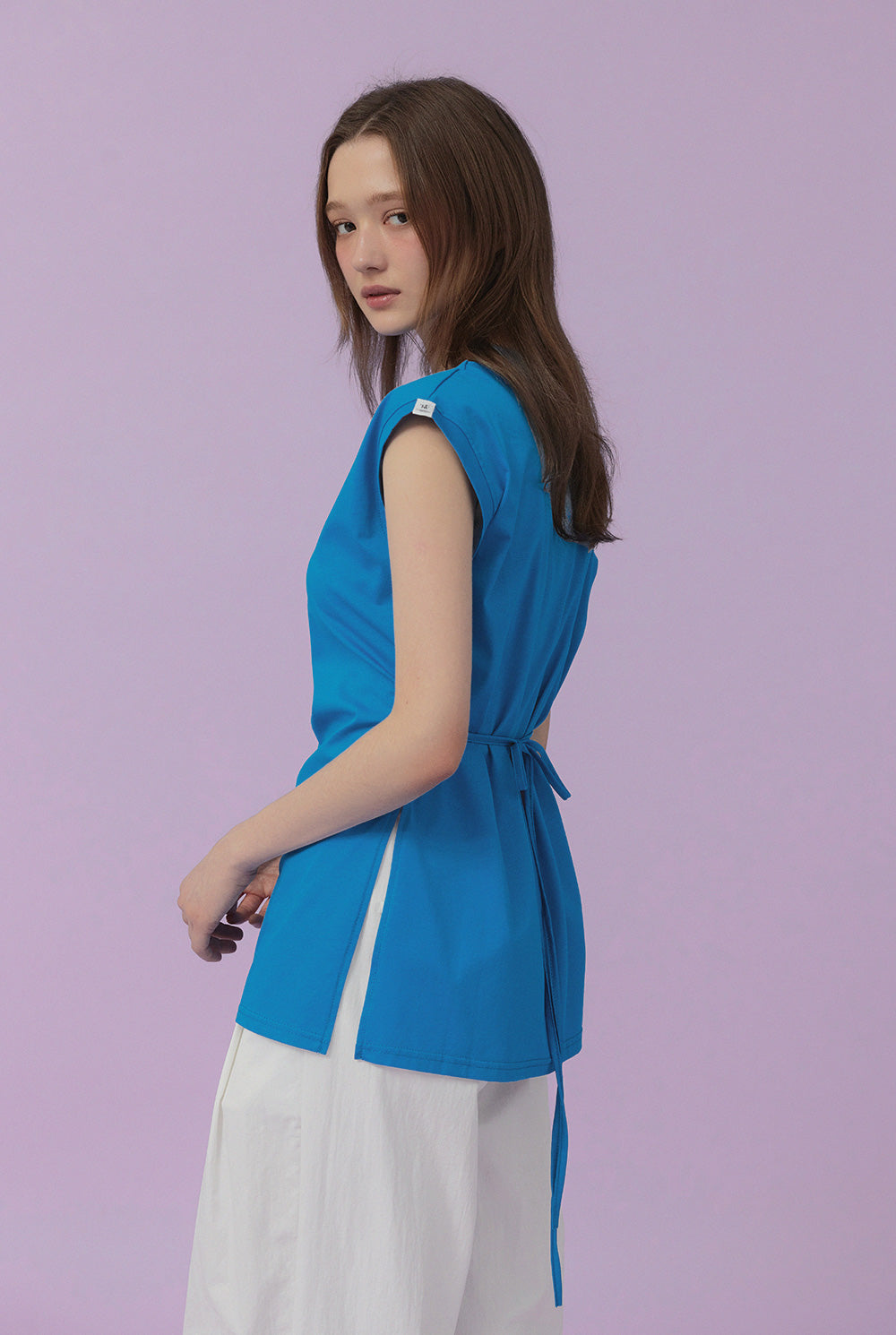 [TWEE] Aol Strap Cotton T-Shirt-3
